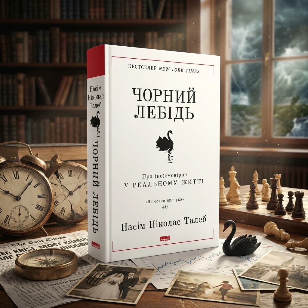 Книга Чорний лебідь/Про неймовірне у реальному житті Наш Формат 709544-09
