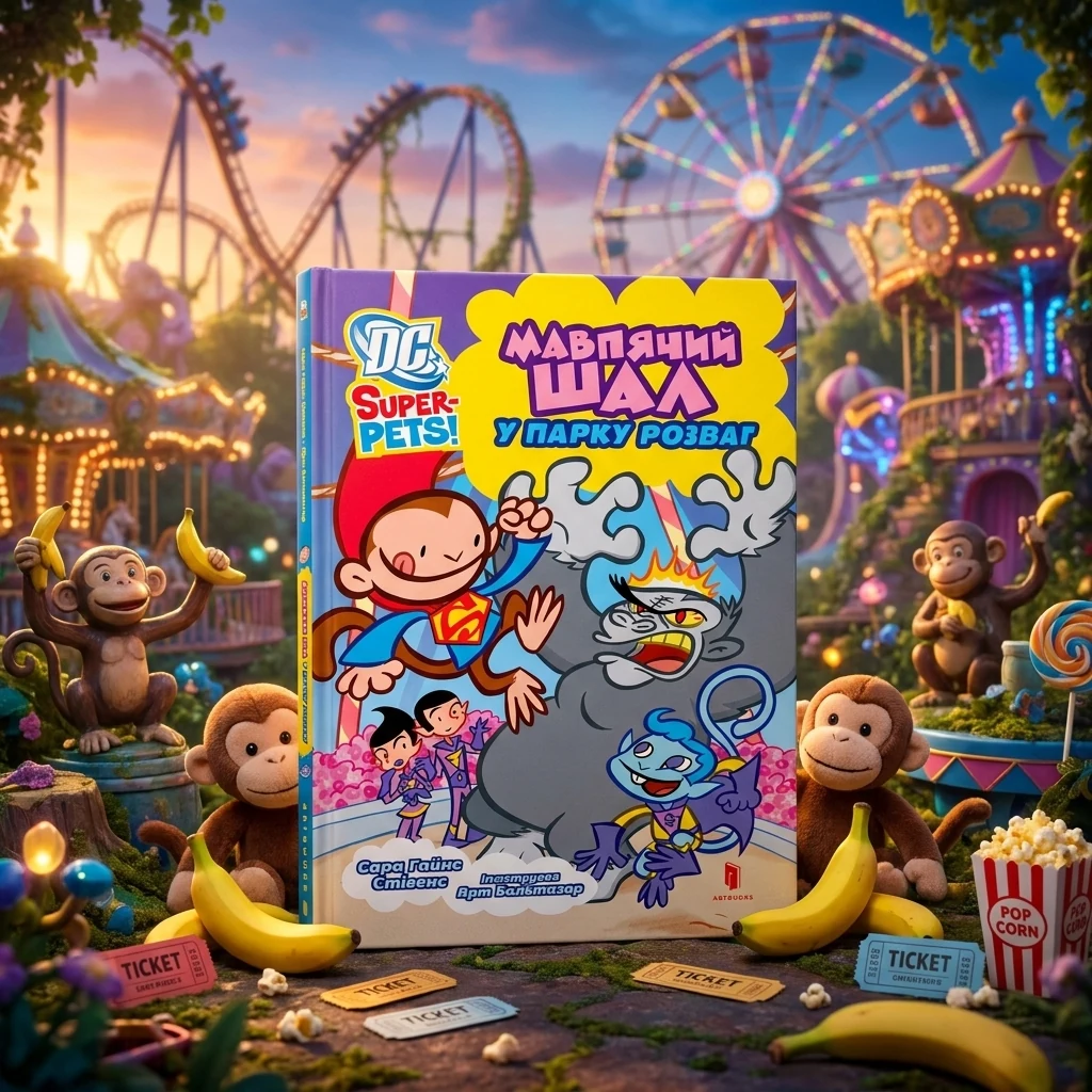 Книга DC Super-Pets Мавпячий шал у парку розваг