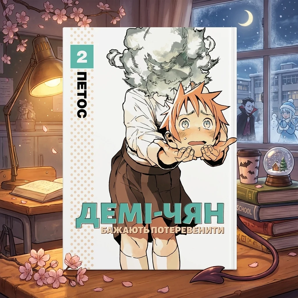 Книга ДЕМІ-ЧЯН БАЖАЮТЬ ПОТЕРЕВЕНИТИ т.2 Петос манґа Molfar Comics