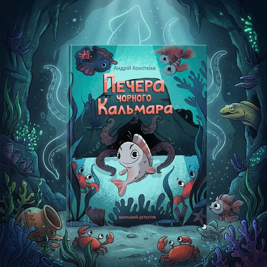 Книга Детективи звідусіль Морський детектив Печера Чорного Кальмара