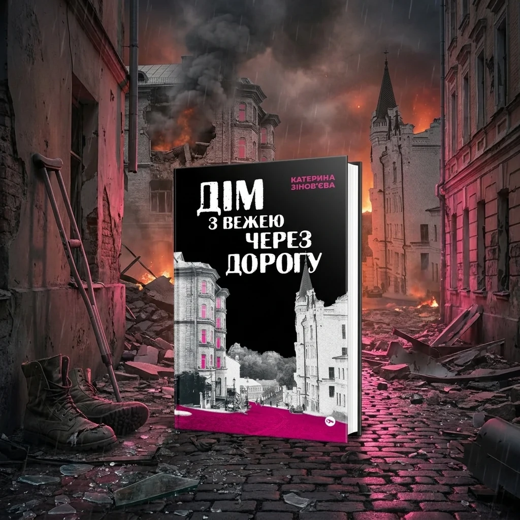 Книга Дім з вежею через дорогу