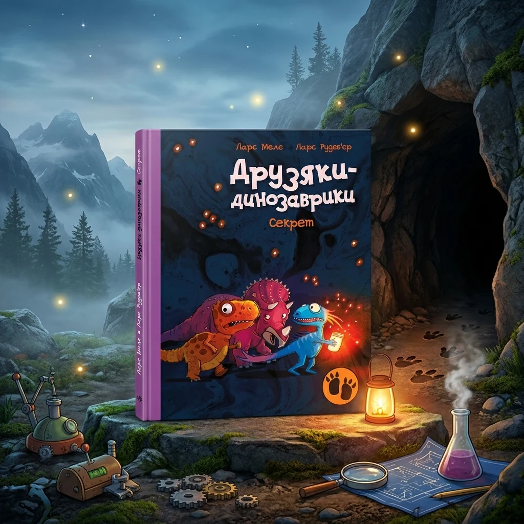 Книга Друзяки-динозаврики Секрет 480571