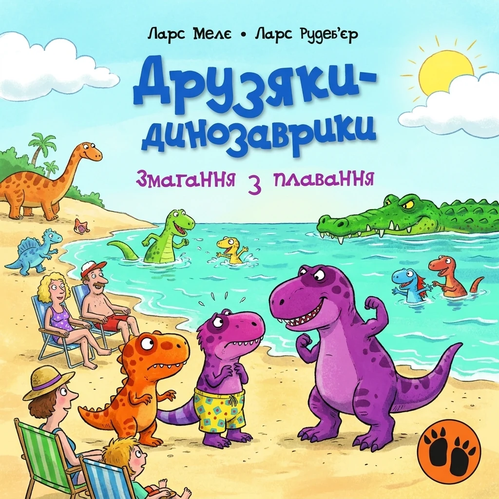 Книга Друзяки-динозаврики Змагання з плавання 480507