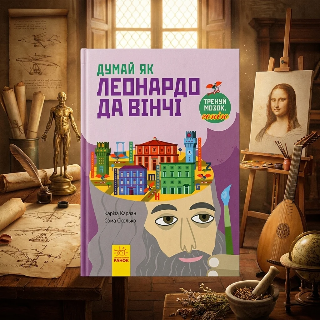 КНИГА Думай як : Думай як Леонардо да Вінчі (у)