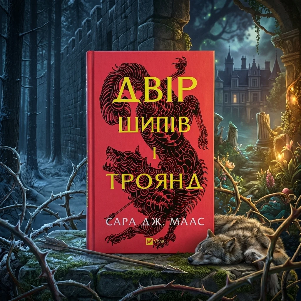 Книга Двір шипів і троянд (нова обкладинка)