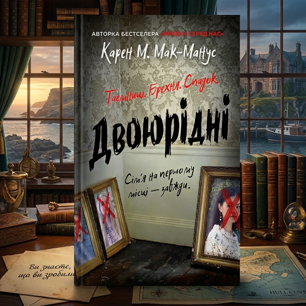 Книга ДВОЮРІДНІ таємниці брехня спадок Карен М.Мак-Манус