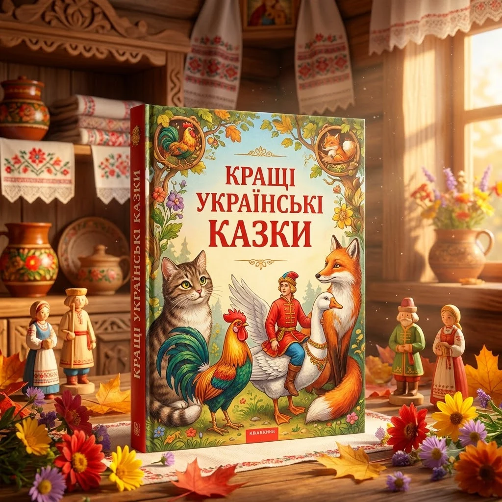 Книга дитяча 215х290мм. Світ казки. Кращі українські казки. Белкар-книга
