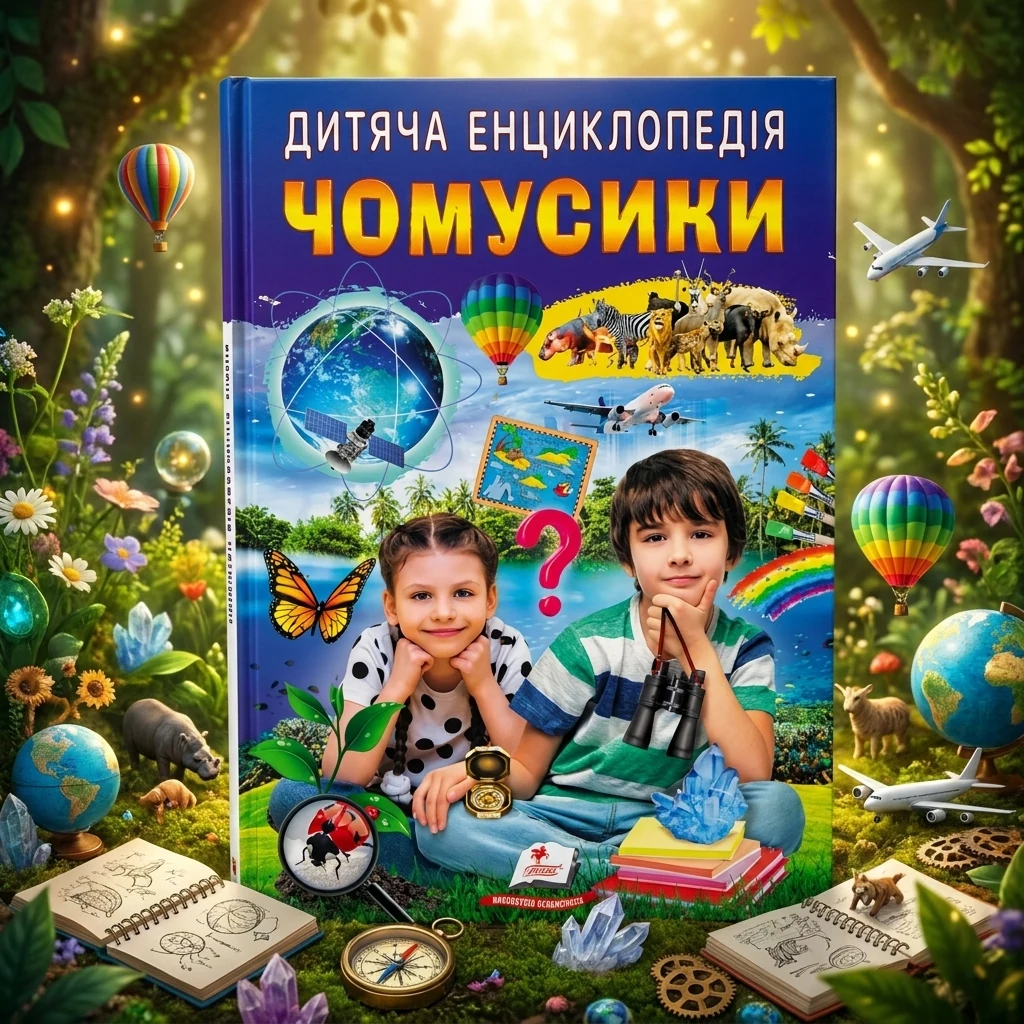 Книга Дитяча енциклопедія чомусики 46835