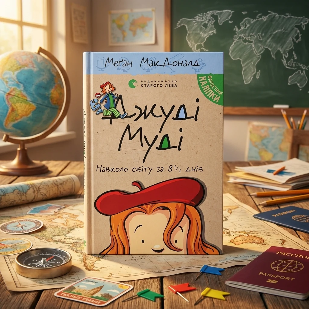 КНИГА Джуді Муді навколо світу 8 1/2 днів Сл