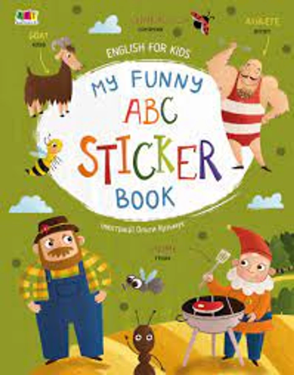 Книга English for kids/My Funny ABC Sticker Book Видаництво Ранок АРТ20904У — фото 2