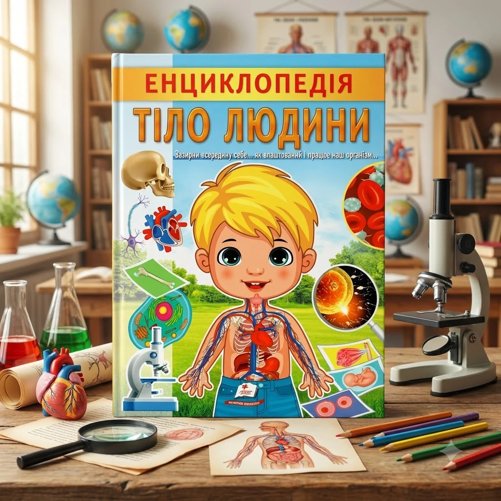 Книга Енциклопедія Тіло людини. Унікальні факти, цікава інформація про людину