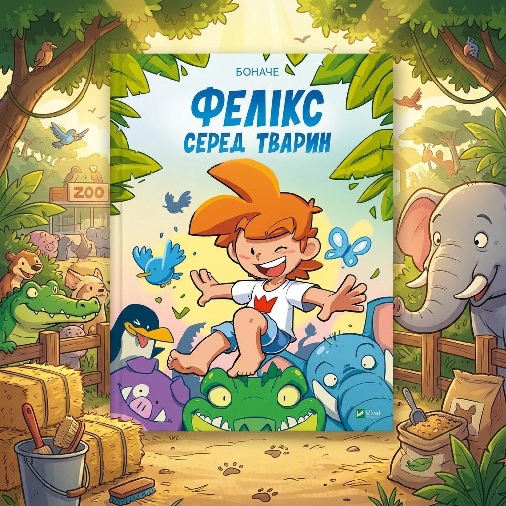 Книга Фелікс серед тварин