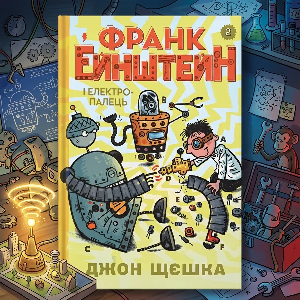 КНИГА Франк Ейнштейн і електропалець. Книга 2