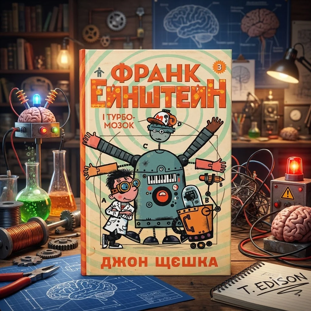 КНИГА Франк Ейнштейн і Турбомозок. Книга 3