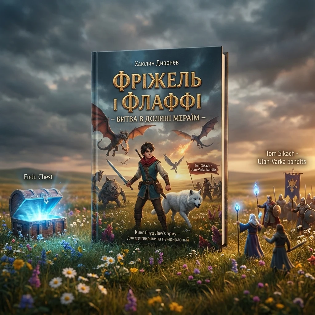 Книга Фріжель і Флаффі. Битва в долині Мераім. Том 4