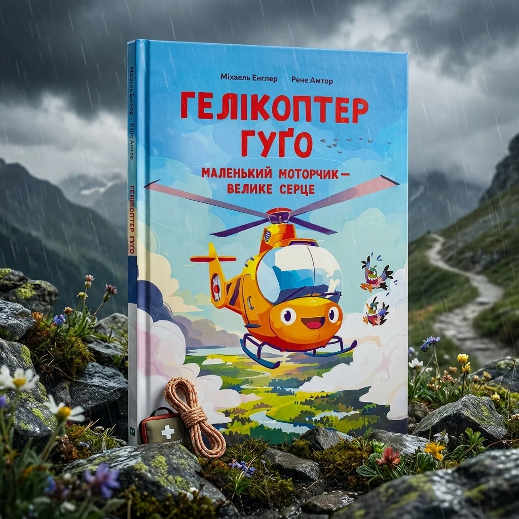 Книга Гелікоптер Гуґо. Маленький моторчик — велике серце