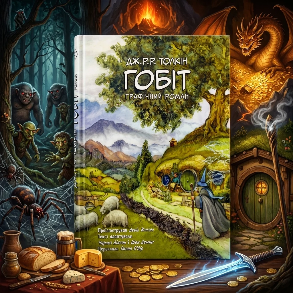 Книга Гобіт графічний роман 43799