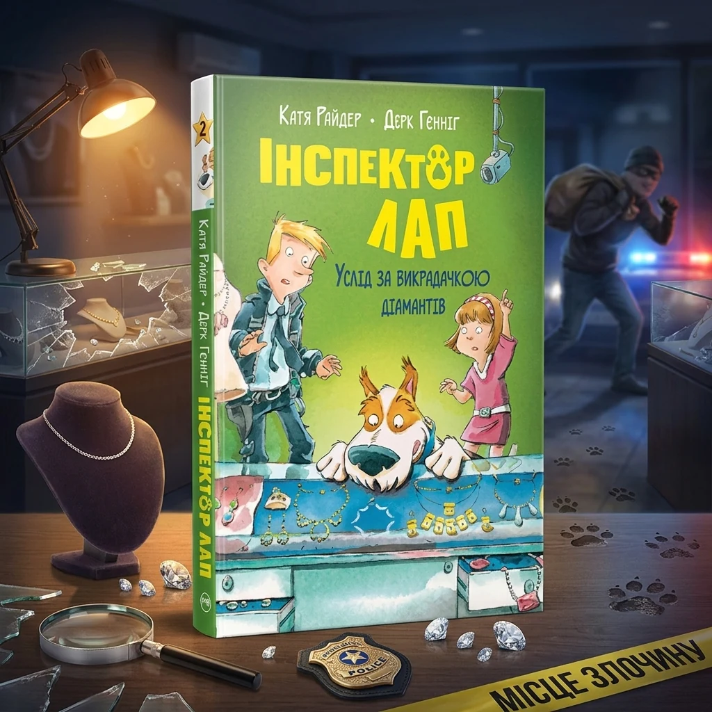 Книга Інспектор лап услід за викрадачкою діамантів 2 К.Райдер 45559