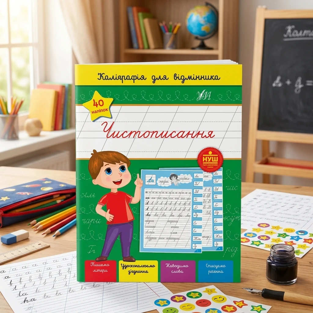 Книга Каліграфія для відмінника Чистописання УЛА 22362