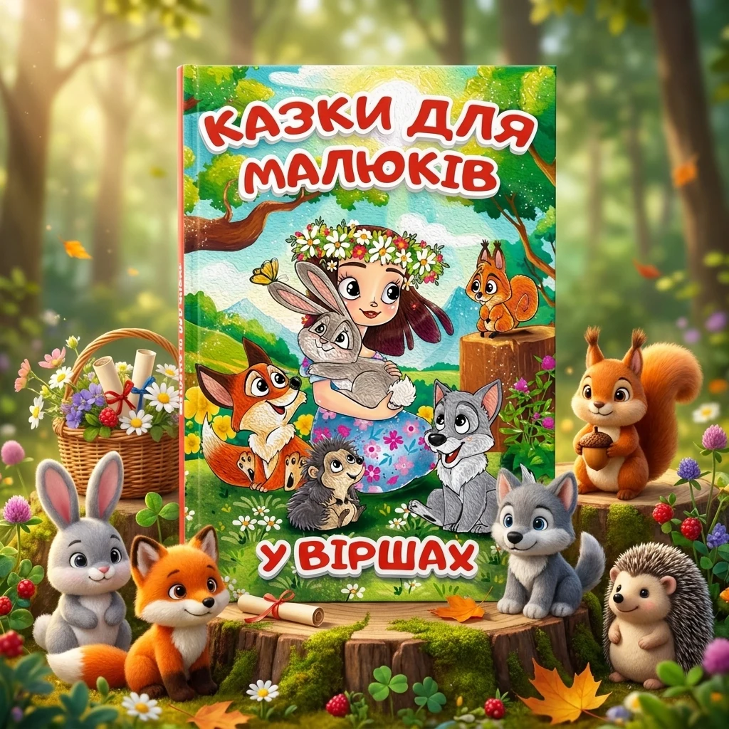 Книга Казки для малюків у віршах Глорія 45595