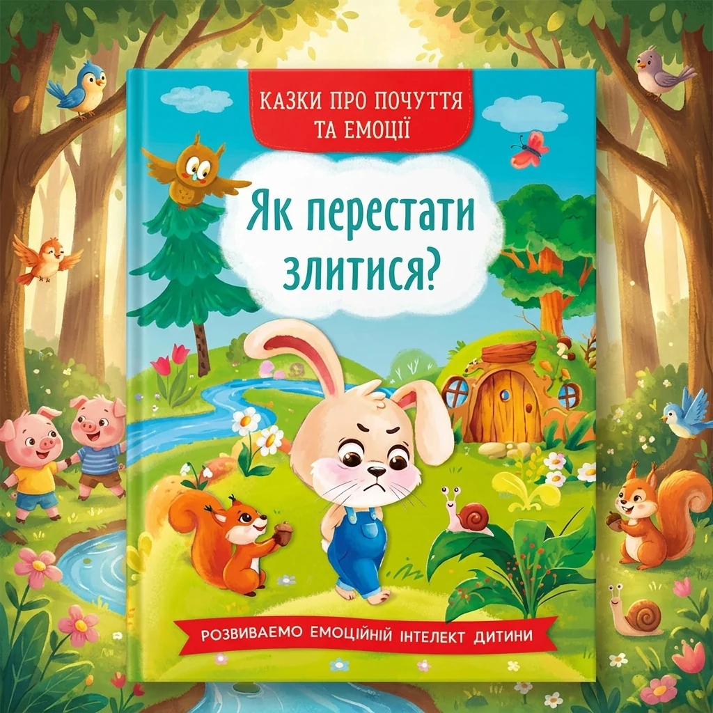 Книга Казки про почуття та емоції Як перестати злитися Кристалбук 73221