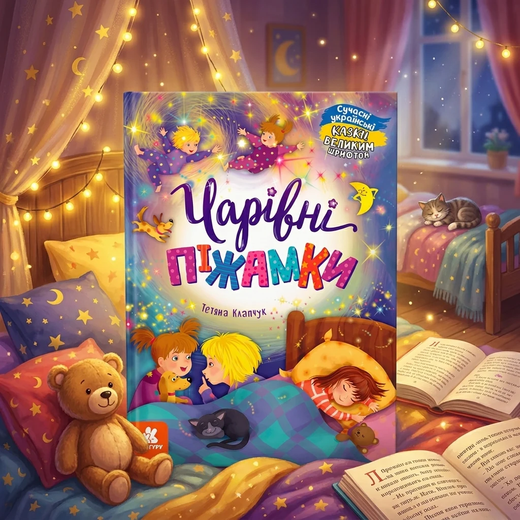 Книга Казки великим шрифтом Чарівні піжамки КН1558001У