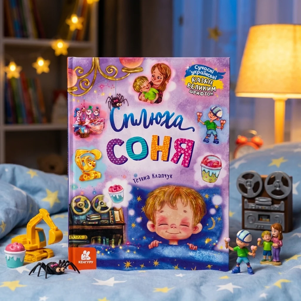Книга Казки великим шрифтом Сплюха Соня КН1558002У