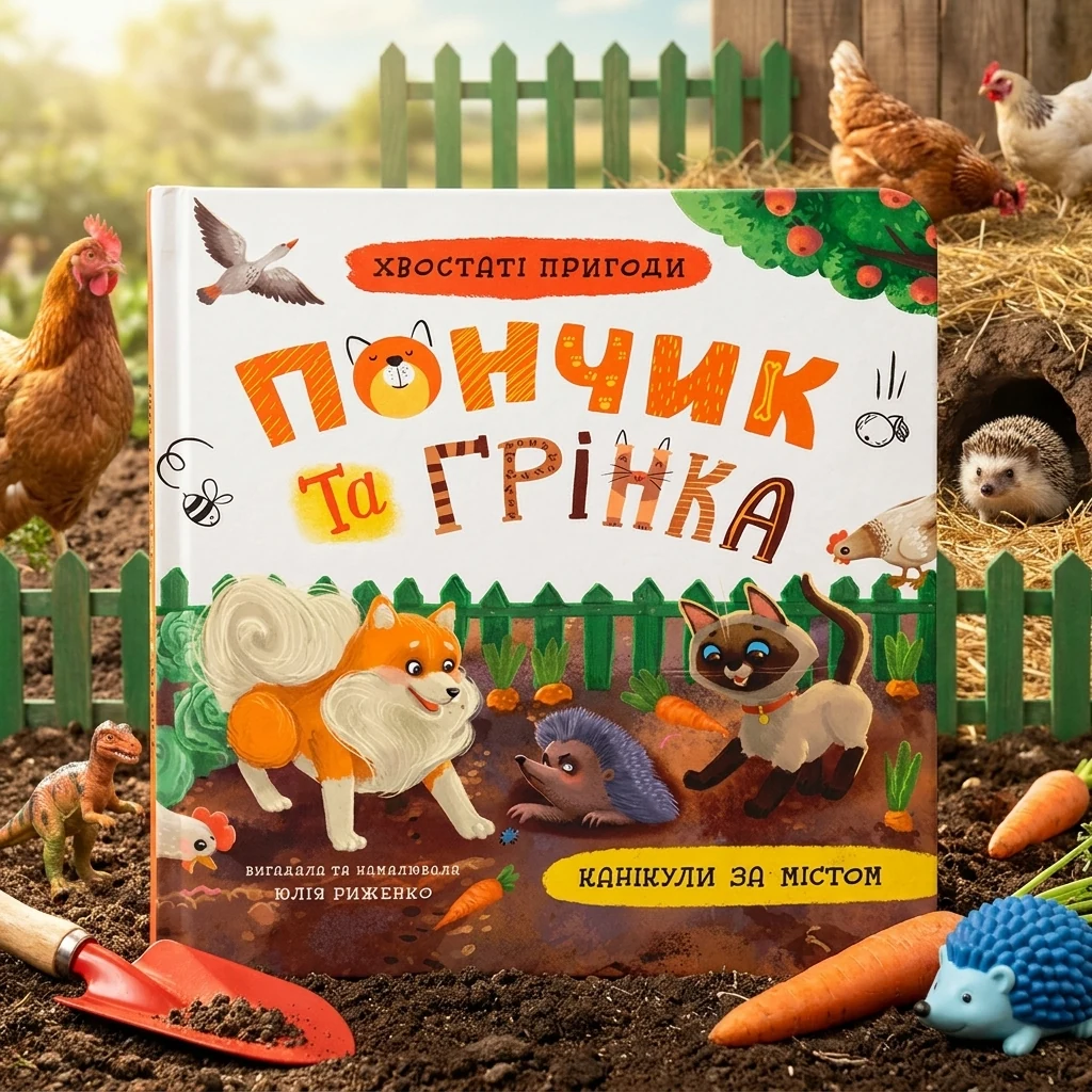 Книга Хвостаті пригоди Пончик та Грінка Канікули за містом