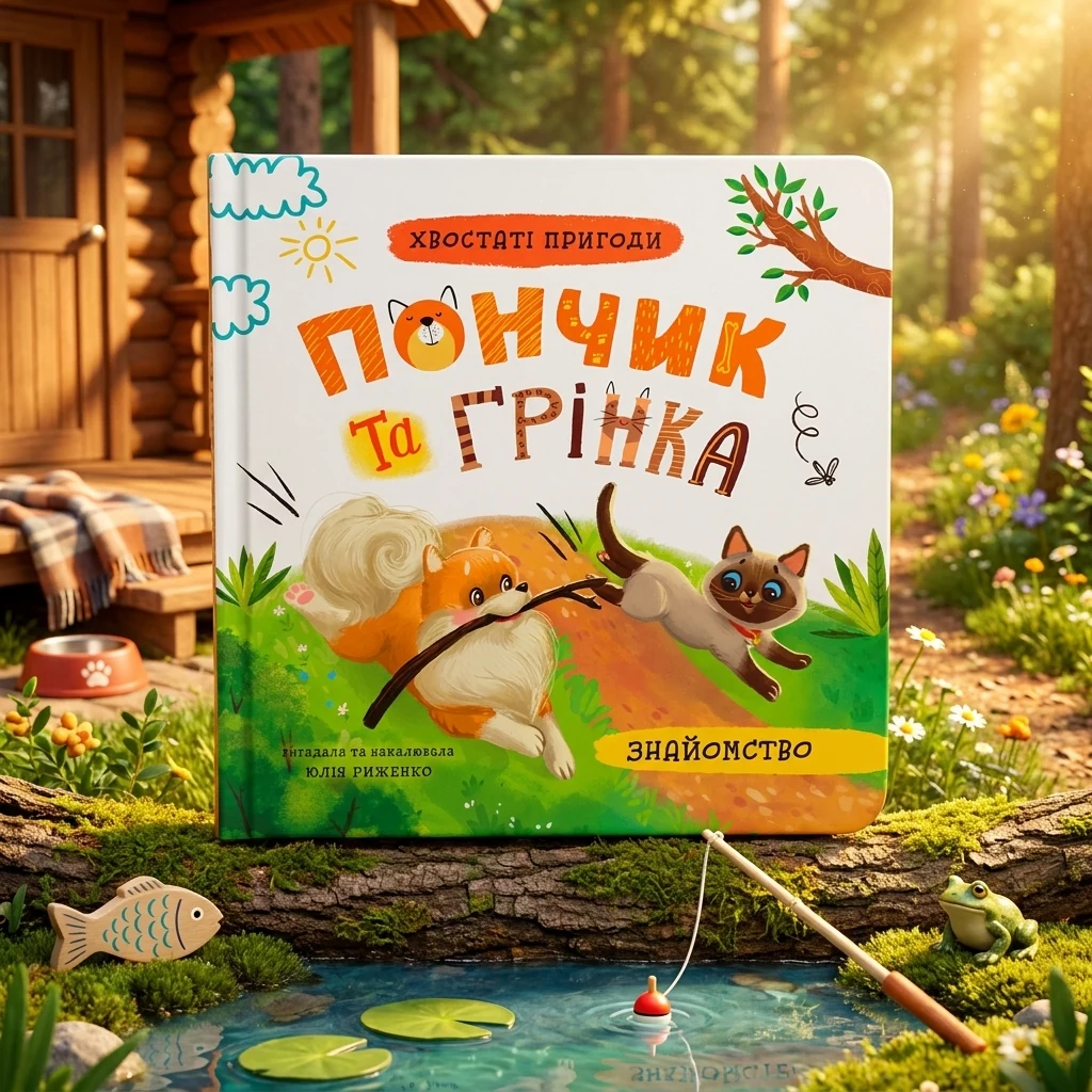 Книга Хвостаті пригоди Пончик та Грінка Знайомство