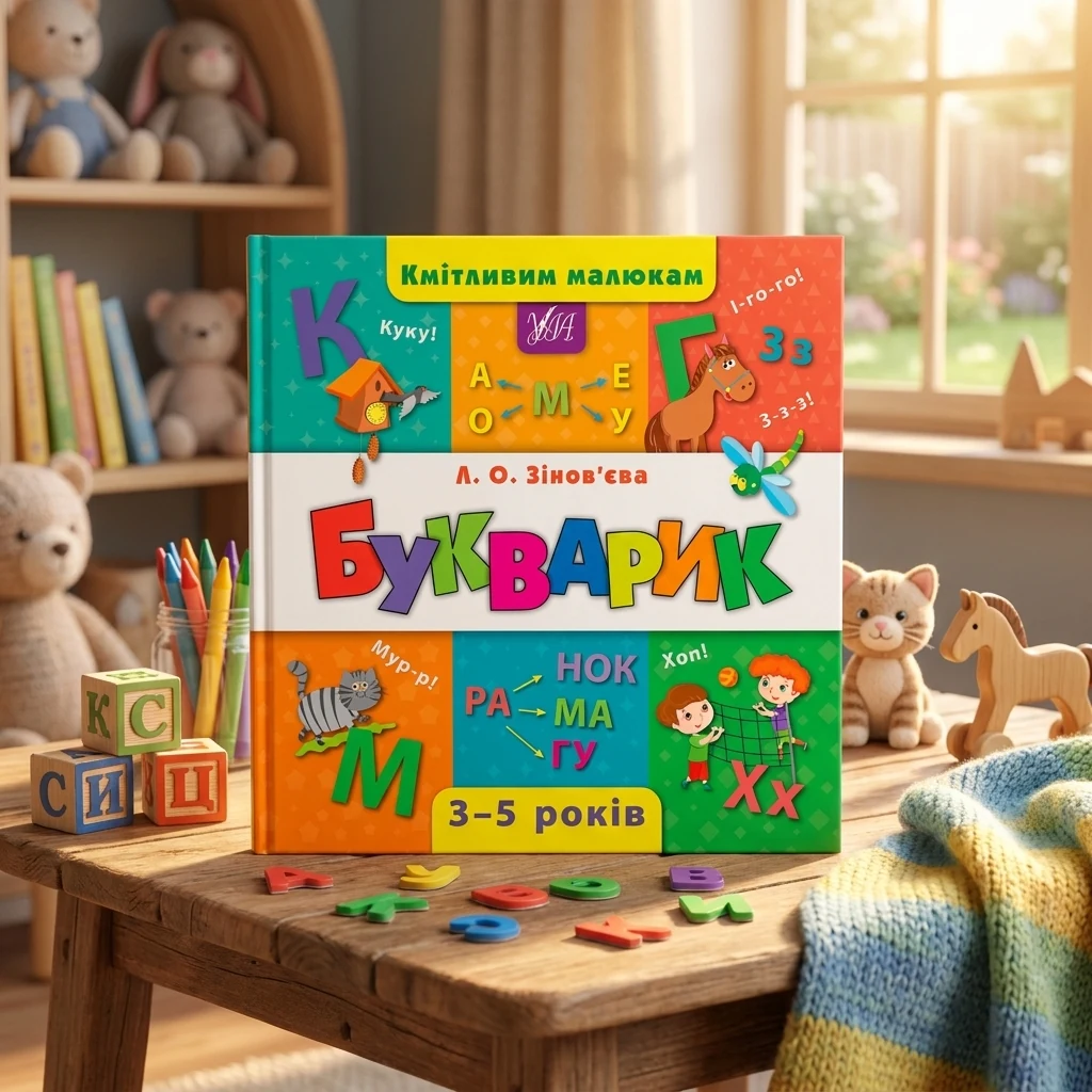 Книга Кмітливим малюкам Букварик УЛА 01799