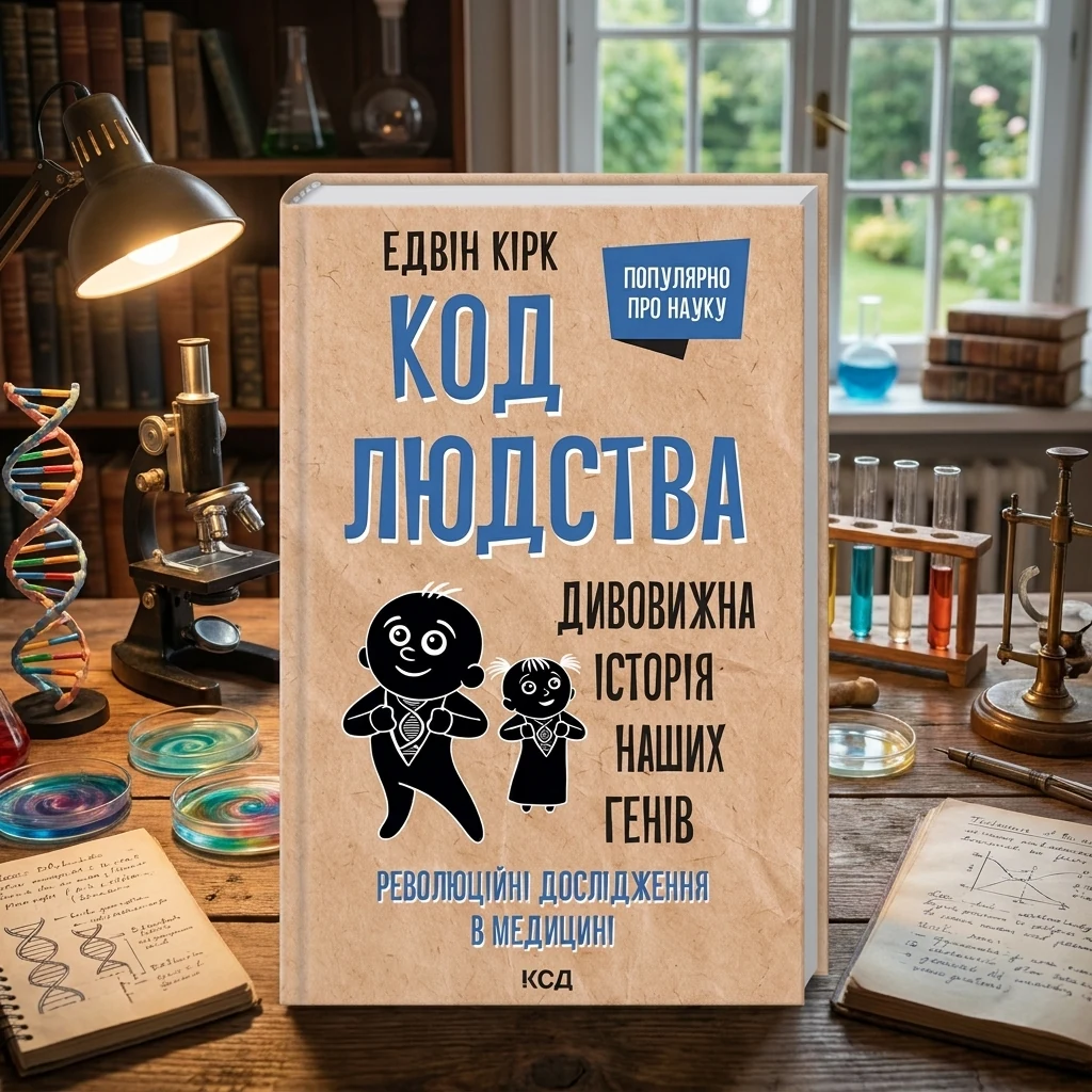 КНИГА Код людства Дивовижна історія наших генів Кірк Е