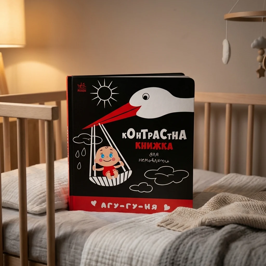 Книга Контрастна книжка для немовляти/Агу-гу-ня Видаництво Ранок А755013У
