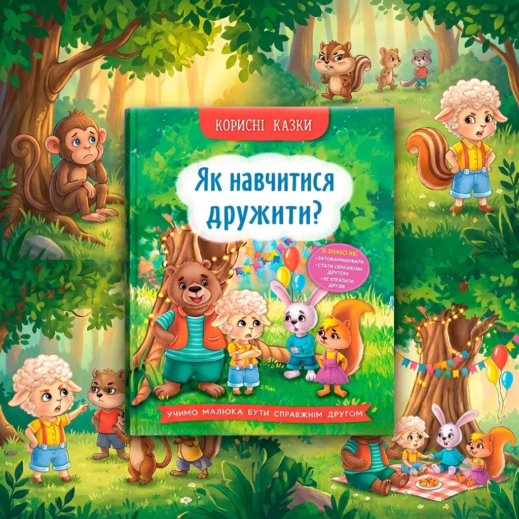 Книга Корисні казки Як навчитися дружити
