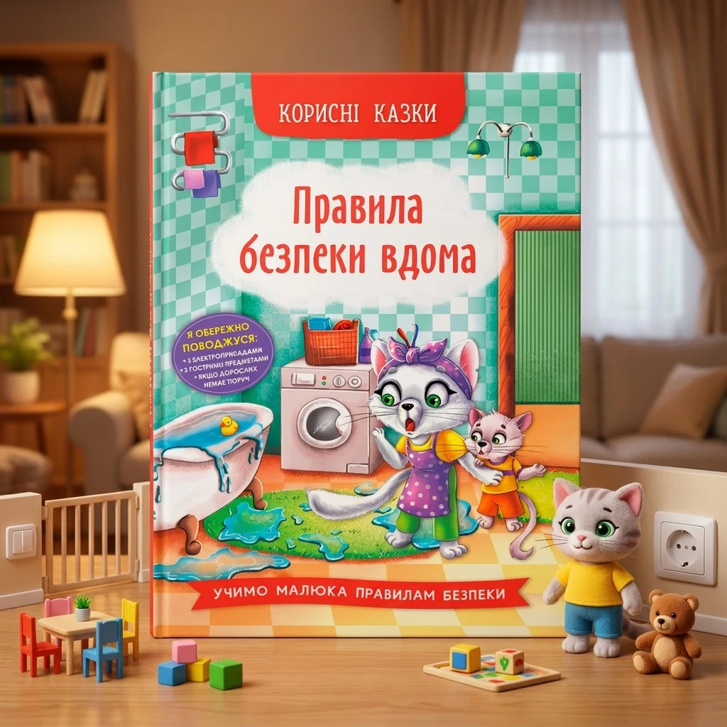Книга Корисні казки Правила безпеки вдома