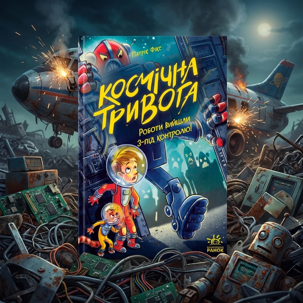 Книга Космічна тривога Роботи вийшли з-під контролю