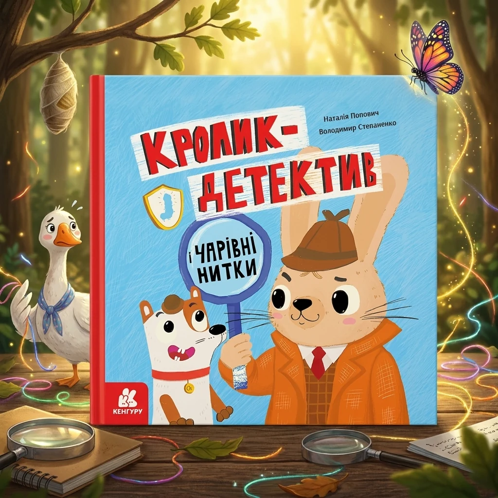 Книга Кролик-детектив і чарівні нитки