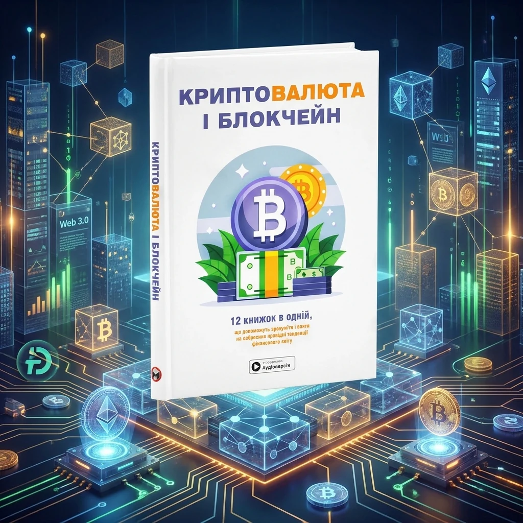 Книга Криптовалюта і блокчейн Збірник самарі + аудіокнижка