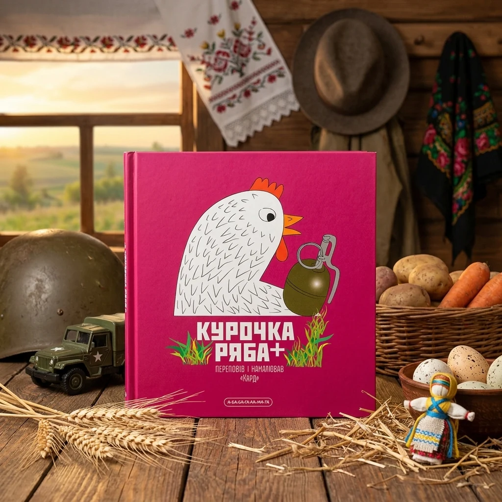 Книга Курочка Ряба Переповів Та Намалював Хард Картонка 46727
