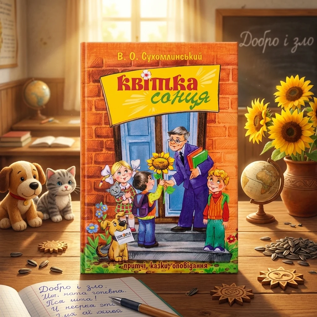 КНИГА Квітка Сонця Сухомлинський Шк