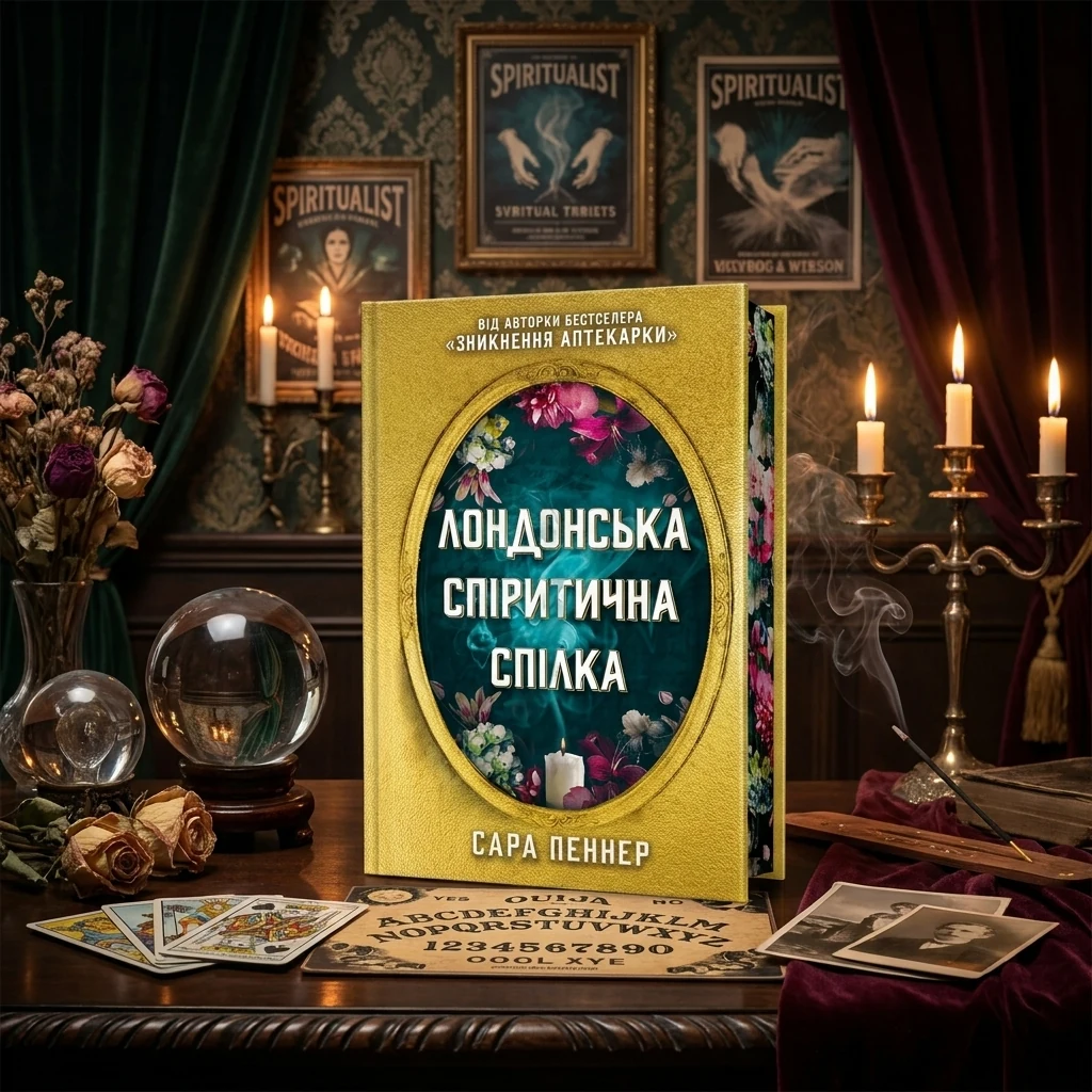 Книга Лондонська Спіритична Спілка Сара Пеннер Limited Edition Артбукс Торець Квіти 46782