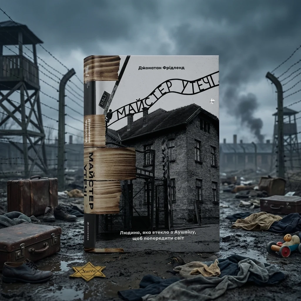 Книга Майстер утечі людина, яка втекла з Аушвіцу #книголав (шт.)