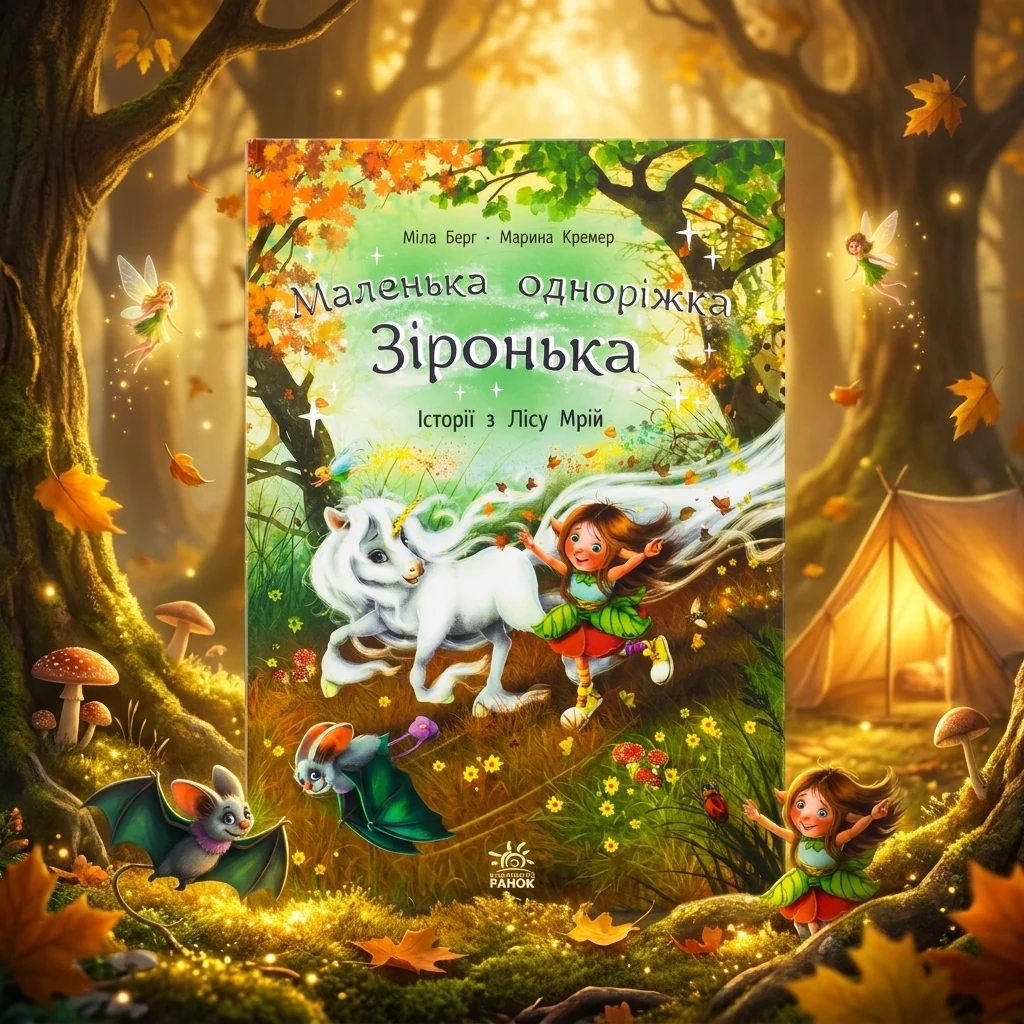Книга Маленька одноріжка Зіронька : Історії з Лісу Мрій