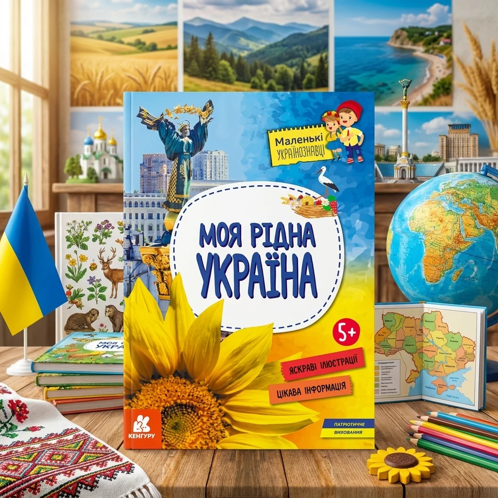 Книга Маленькі українознавці Моя рідна Україна КЕНГУРУ