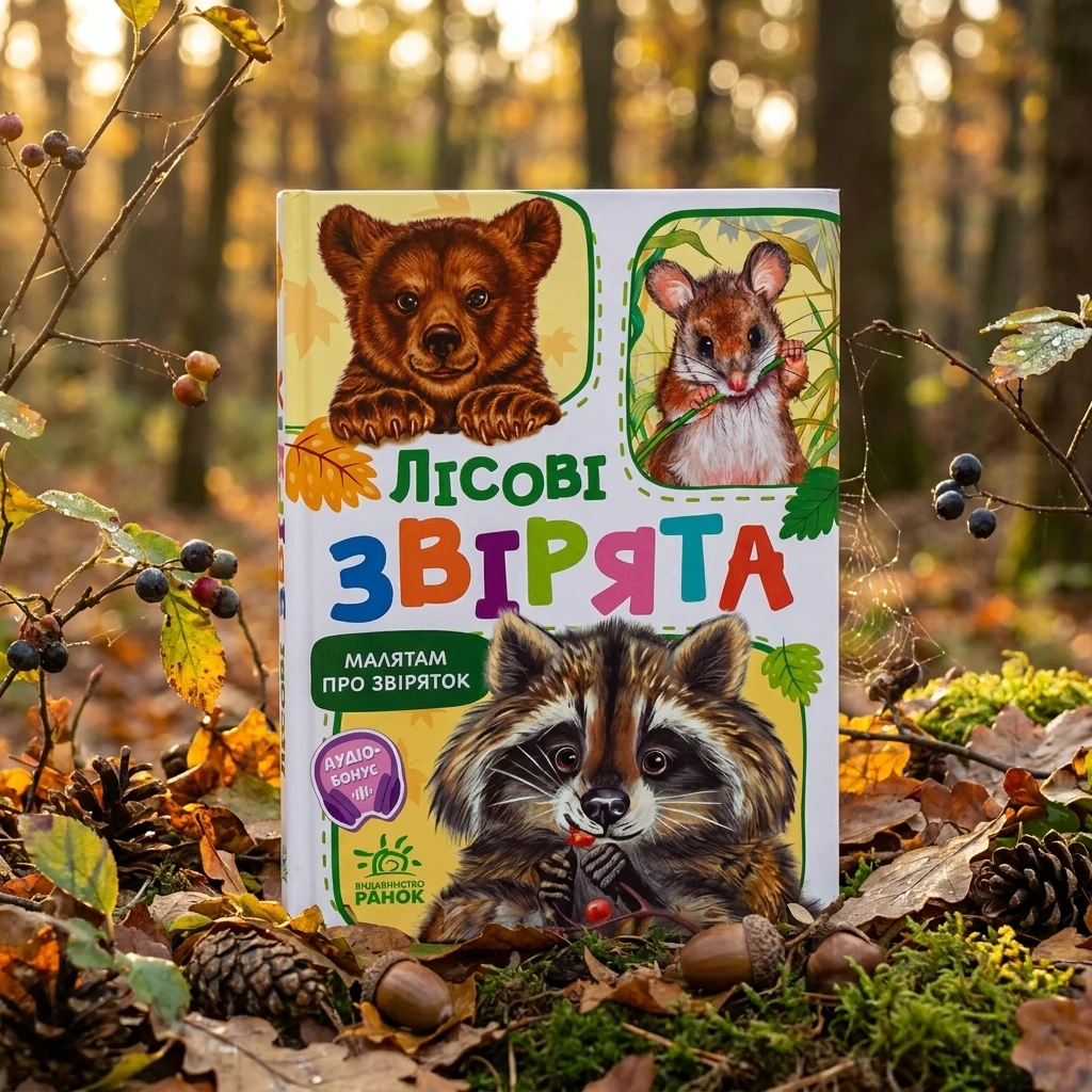 Книга Малятам про звіряток збірник Лісові звірята М212015У