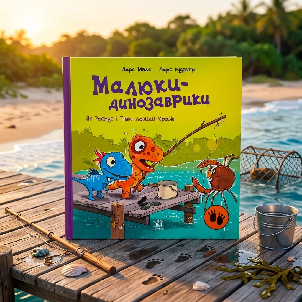 Книга Малюки-динозаврики : Як Расмус і Тіммі ловили крабів.