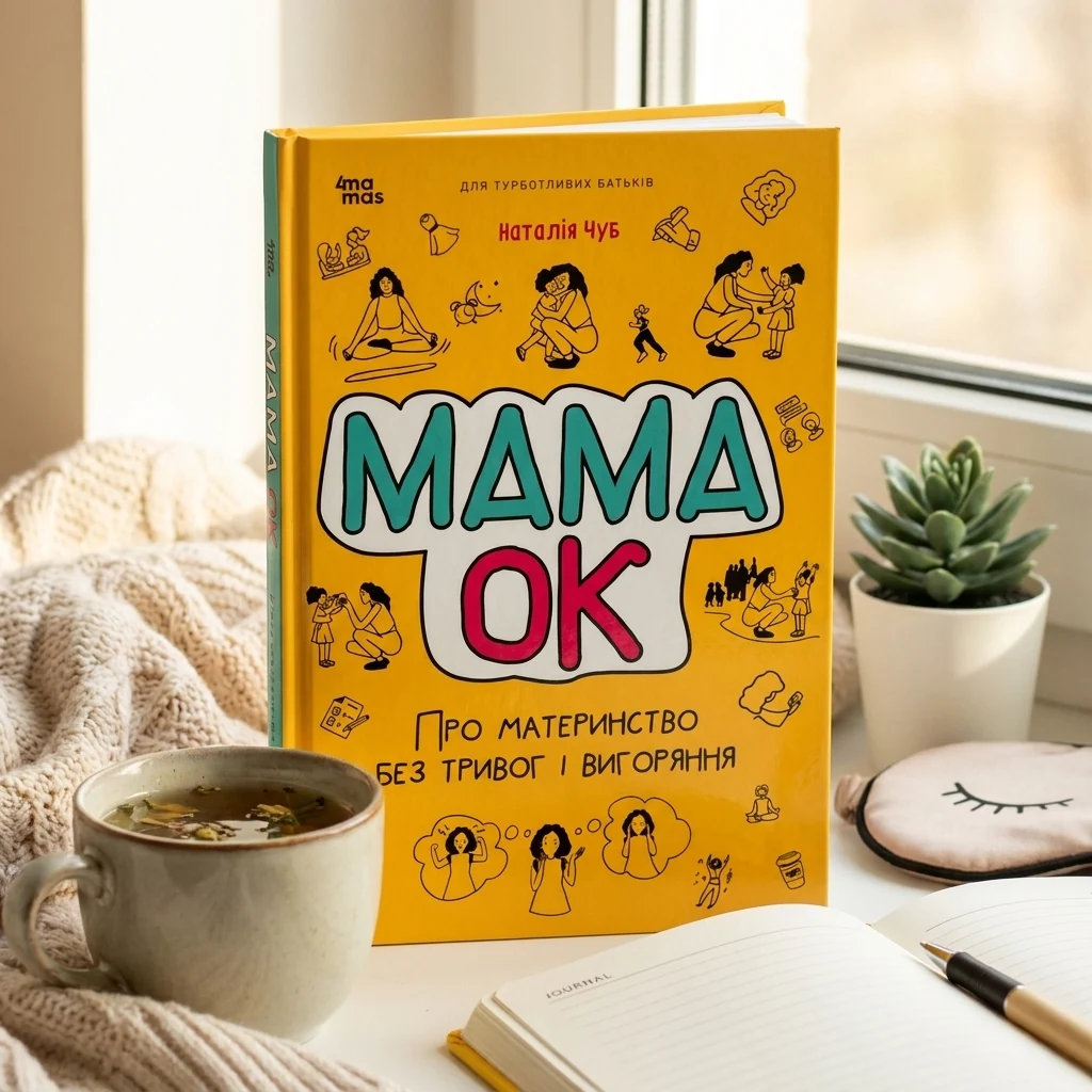 Книга Мама ОК. Про материнство без тривог і вигоряння