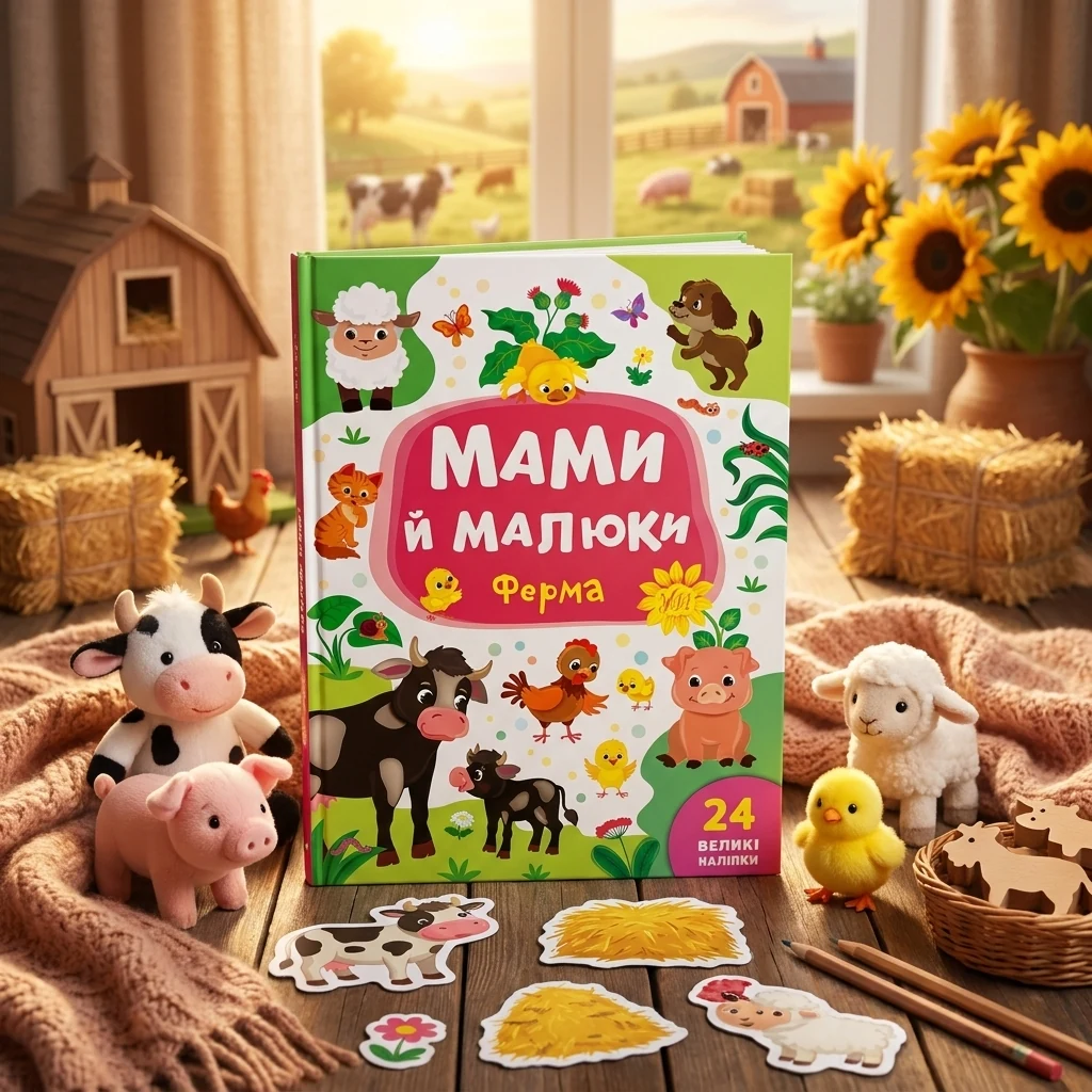 Книга Мами й малюки Ферма УЛА 21564