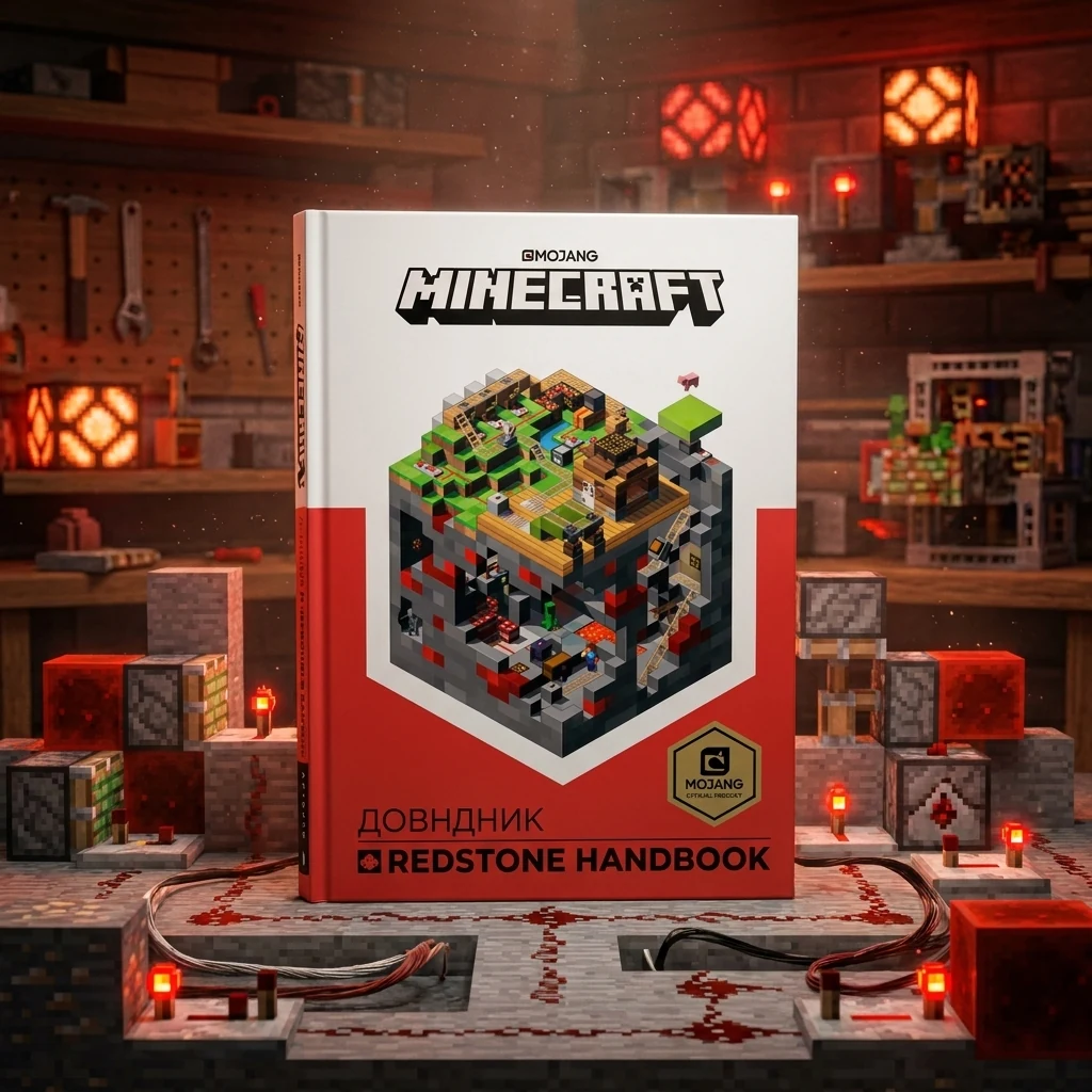 Книга MINECRAFT Довідник Червоного каменю