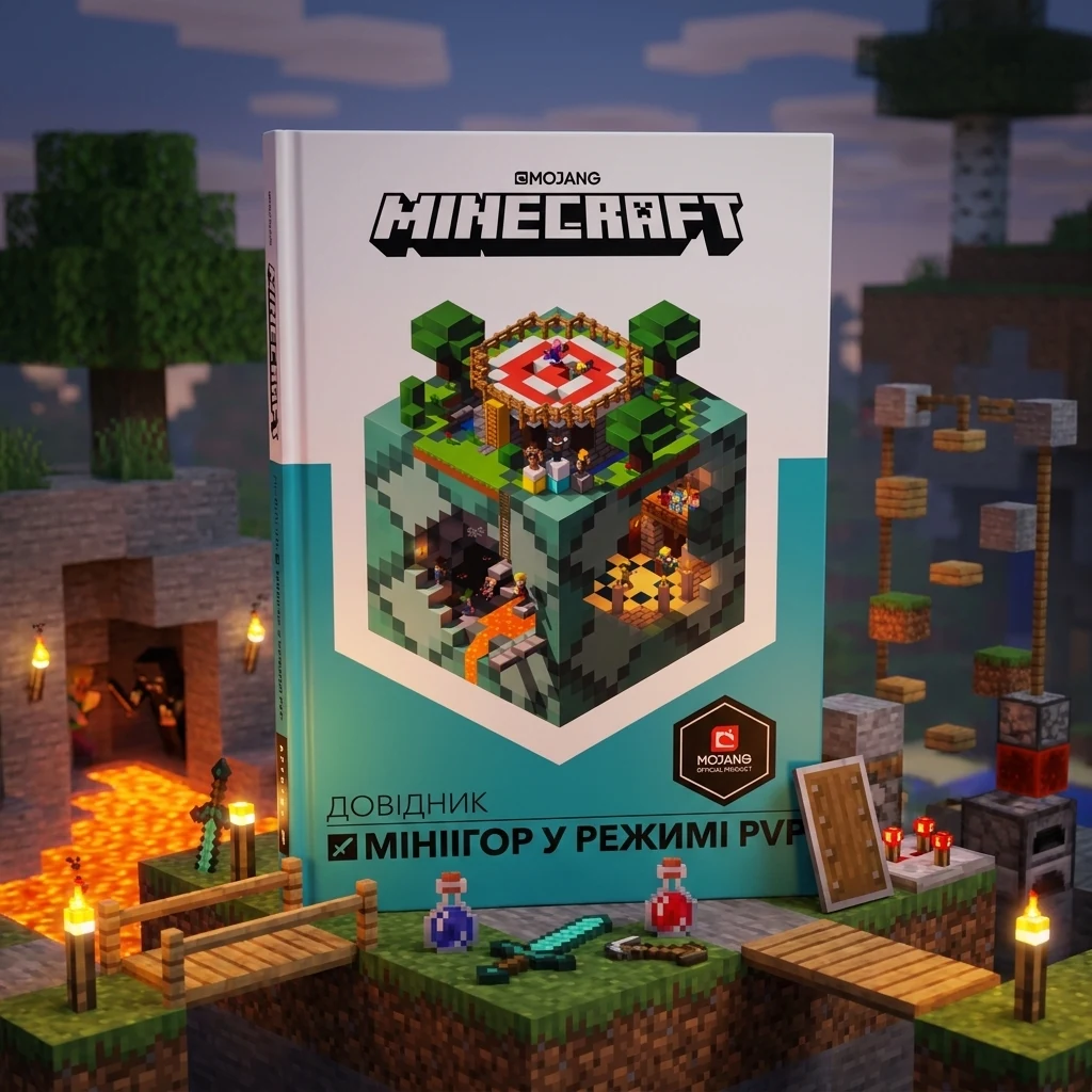 Книга MINECRAFT Довідник мініігор