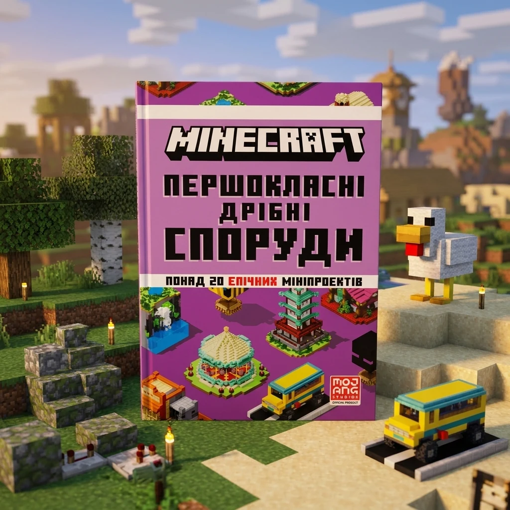 Книга MINECRAFT Першокласні дрібні споруди